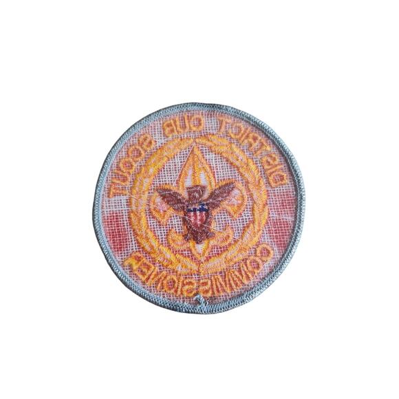 Vintage BSA District Cub Scout Commissioner Patch Boy Scouts of America Retro - Picture 2 of 3